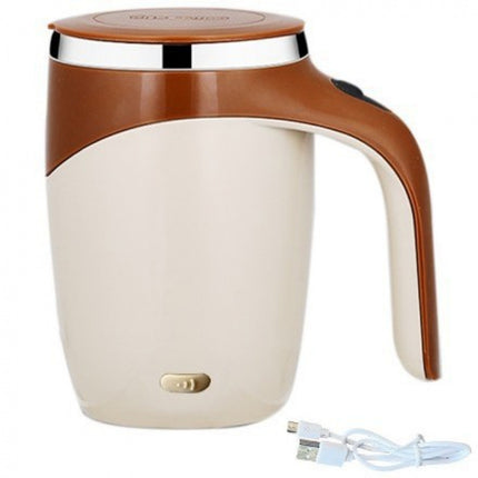 Home Office Electric Mixing Cup, Fully Automatic Stainless Steel Lazy Mixing Cup, Bar Coffee Cup, Automatic Stirring