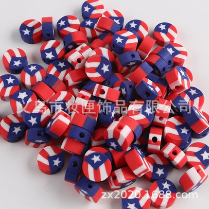 100 a pack of cross-border fruit soft pottery loose beads clay beads diy Amazon material bag accessories mobile phone