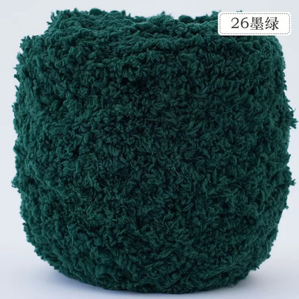 3 strands of coral fleece baby scarf coarse wool hand woven towel line baby sweater in stock wholesale