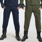 [Army Green + Navy Blue] Pants / 165/M [45.00 kg-55.00 kg]]