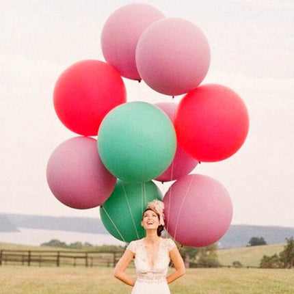 36 inch round thick balloon stall photo park bar children's toys football balloon square wholesale
