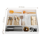 Three-compartment + telescopic on all sides [white model]