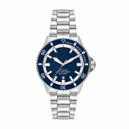 2025 New Original Imported Automatic Mechanical NI Watch Ocean Explorer Stainless Steel Deep Sea Blue Men's Watch