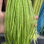 4mm/about 98 pieces in a string / 19#Military green