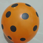 Dot Balloon: All Saints Orange Ball Black Dot