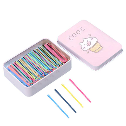 Color macaron color bangs clip hair clip side clip broken hairpin rainbow small clip girl essential clip
