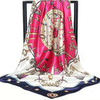 90 silk scarf -5# / 90*90cm