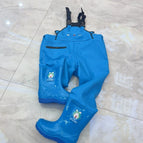 Children's smiley face print blue / 24