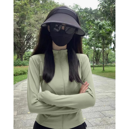 2026 New Summer Style Thin Sun Protection Clothing for Women, Breathable and Slim-Fitting Ice Silk Sun Protection Clothing, Cardigan Jacket, Uv Protection