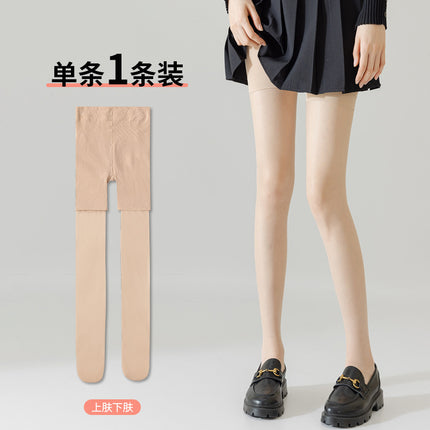Anti-wolf stockings women's summer pineapple stockings thin anti-hook silk free cut sexy lace anti-light wholesale