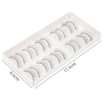 Spot Wholesale 10 Pairs of Practice Eyelashes, Eyelash Grafting Practice, Special Auxiliary Eyelash Grafting Supplies