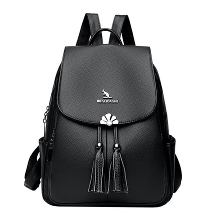Foreign Trade Women's Backpack 2026 New Fashion Versatile Large-Capacity Travel Backpack Simple Middle-Aged Mom Bag Trendy