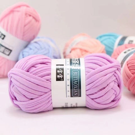 Cloth thread hand-woven bag thread crocheted home carpet wool DIY Hyun-a with factory wholesale