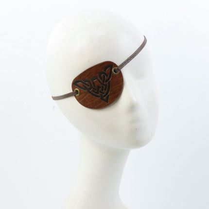Halloween Pirates of the Caribbean Single Eye Mask Vintage Leather Single Eye Mask Medieval Gothic Single Eye Mask