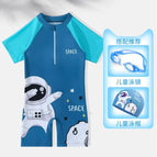 light blue Swimsuit Cap Goggles / 110