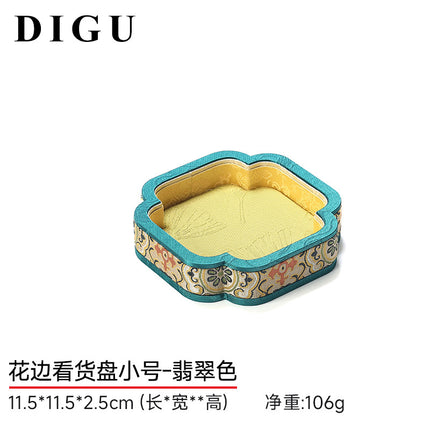 Di Gu Palace Style Jewelry Jewelry Plate Bracelet Necklace Look at Pallet Play Bracelet Storage Plate National Style Display Props