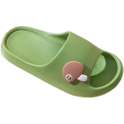 Thick-Soled Slippers for Women 2025 Summer New Style Indoor Home Bathing Non-Slip Household Slippers for Outer Wear with a Sense of Stepping on Shit