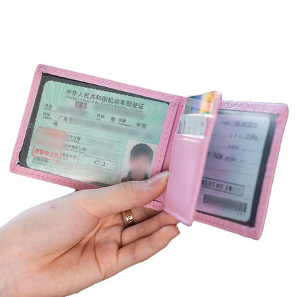 Car driving license bag women's handmade diamond-embedded fashion light Luxury Card Holder portable driving license driving license cover