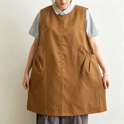 Retro Fashion Apron for Men and Women, Suitable for Restaurants, Kitchens, Supermarkets, Milk Tea Shops, Workwear with Logo Printing