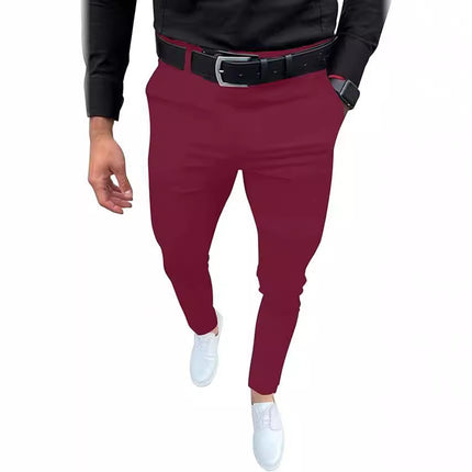 Europe and the United States cross-border for high elastic four-season texture button casual leggings wish AliExpress Amazon foreign trade