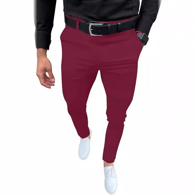 Europe and the United States cross-border for high elastic four-season texture button casual leggings wish AliExpress Amazon foreign trade