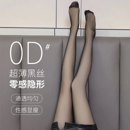 Source 2023 New Ultra-thin, Durable, Comfortable, Highly Transparent Black Silk Spring and Summer Style with Socks, Flesh-colored, Slimming Look, Bare Legs, Shipping