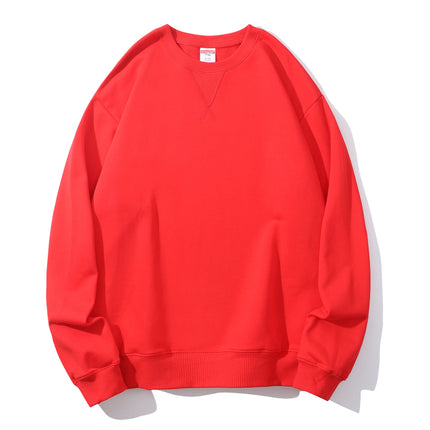 380g Heavyweight Pure Cotton Classy Cotton Tight and Warm Terry Round Neck Sweatshirt Trendyy and Versatile with Customizable Logo