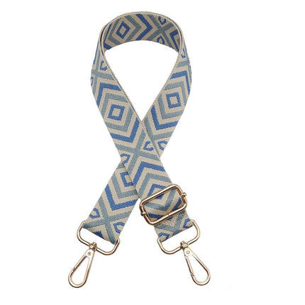 Wholesale Rhomboid Bag Strap Lightweight Luxury All-match Women's Bag Strap Adjustable Shoulder Crossbody Bag Shoulder Strap Mobile Phone Strap