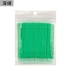 1 piece (pack of 100 pieces) / Dark green bagged