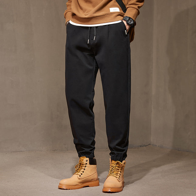 G618 | plus size Men's Spring and Summer New Longer Casual Pants Men's Simple Loose Joker Tooling Pants