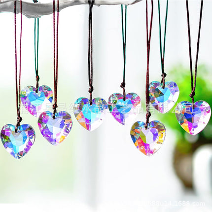 Amazon PDD Cross-border Direct Supply Pujiang Crystal Courtyard Garden Decorative Crystal Christmas Ball Sun Catcher Wind Chimes