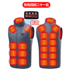 Gray four-control twenty-one zone heating / 3XL