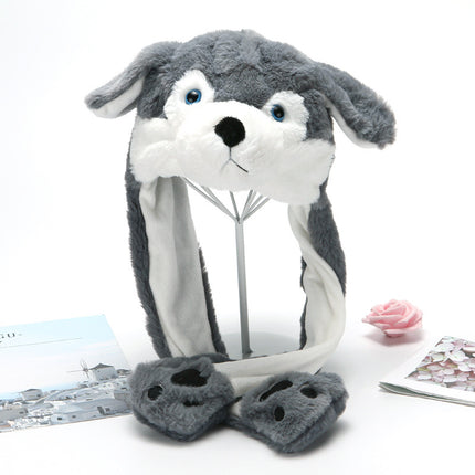 Factory direct tremolo hat ears will move cute rabbit hat net red dancing music airbag cap a generation of hair