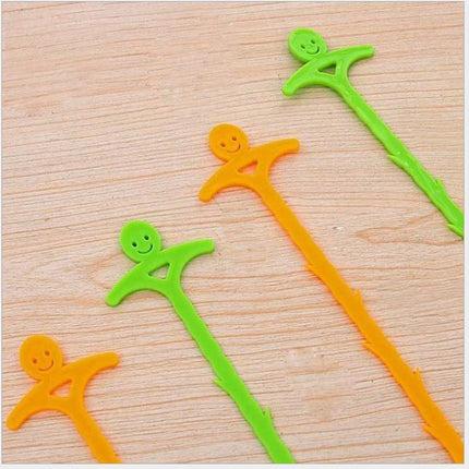Smiley kitchen pipe dredge hook sewer toilet dredge household sink drainage anti-blocking cleaning hook