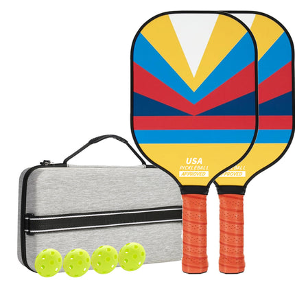 Fiberglass honeycomb pickleball paddle outdoor leisure sports key ball pick racket