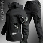 Spring/autumn 288 outdoor set - black / 185 (suitable for 80-90kg )