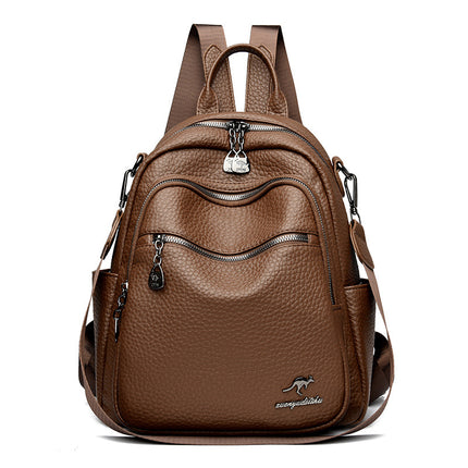 Backpack Women's Bag 2025 New Simple Fashion Large Capacity Women's Backpack Dual-purpose Commuter All-match Student Schoolbag