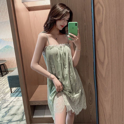 Sexy Pajamas for Women, Pure Desire, Private Ice Silk, Sexy Temptation, Intimates, No Need to Take Off in Bed, Teasing Suspender Skirt, Flirting