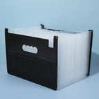 Black outer plate transparent inner page net bag hemming (25 cells)