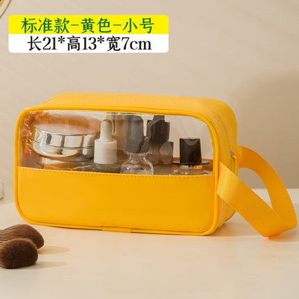 New Large Capacity Cosmetic Bag Desktop Box Swimming Waterproof Transparent Bag Travel Portable Toiletry Storage Bag