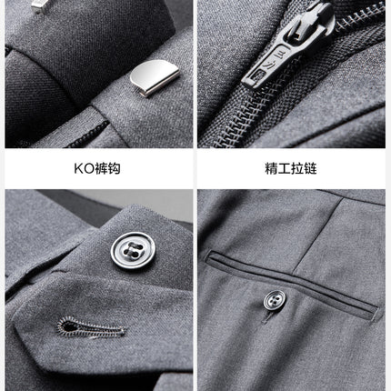 Source Factory Blazer Men's Suit Suit Business Casual Corporate White-Collar Manager Formal Group Order Customization