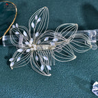 Silver hair comb hp257