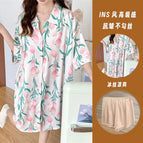 Pink tulip [nightgown + shorts] / M【 40-50kg 】