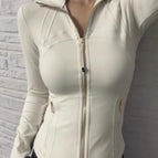 White protein gold zipper / S /2 code 40-47.5kg