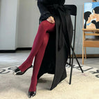 Wine red / 40-70kg 100d free size