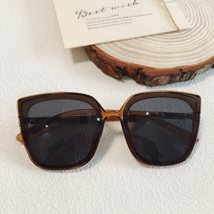Champagne Color Sunglasses UV-resistant Sunglasses 2025 New Cross-border Trendy Men's and Women's Sunglasses