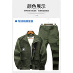 Pure Cotton (Army green 518 models) suit / 165/80A 45.00 kg-57.50 kg