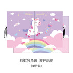 Rainbow unicorn-rear side