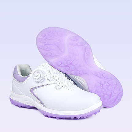 golf shoes women's golf shoes knob elastic shoelace versatile casual shoes non-slip fixed nail waterproof shoes