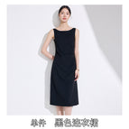 Single piece black dress / S